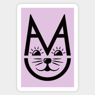 Cute Meow Cat Face Sticker